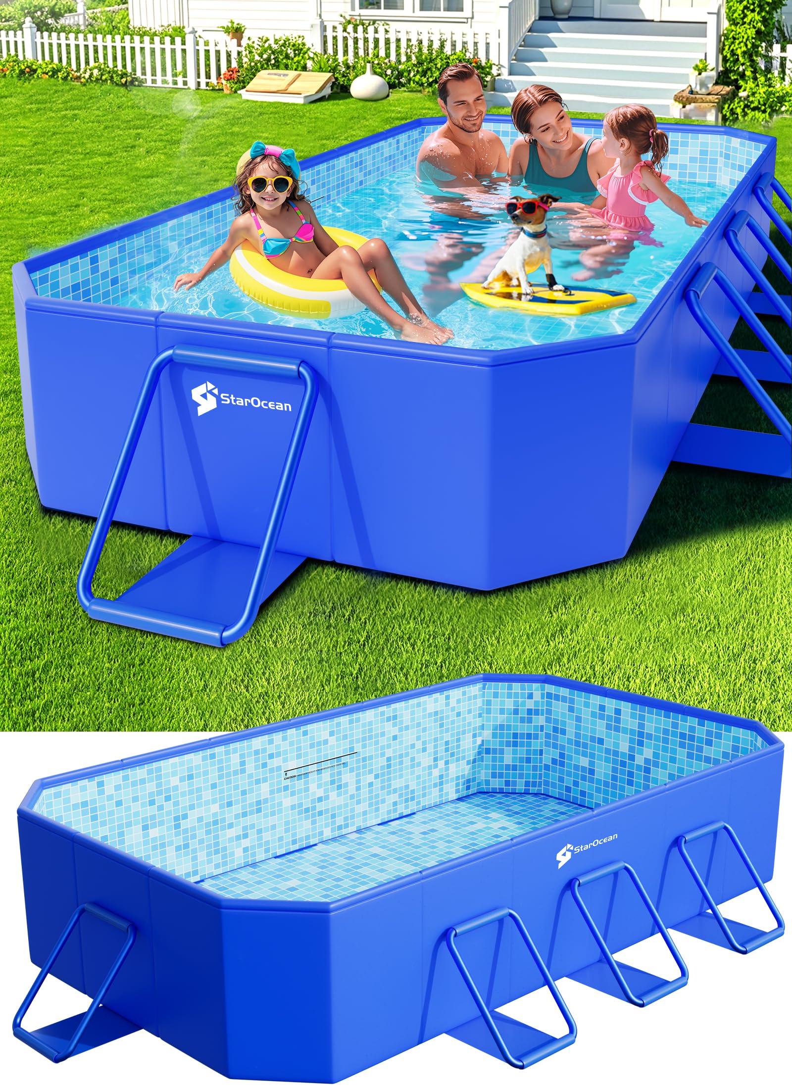 pool StarOcean Foldable Large Non-Inflatable Portable Folding